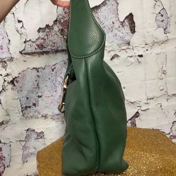 Dooney & Bourke large green hobo purse - Picture 6 of 11